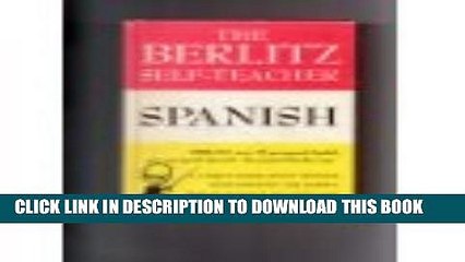 [PDF] THE BERLITZ SELF-TEACHER SPANISH Full Online