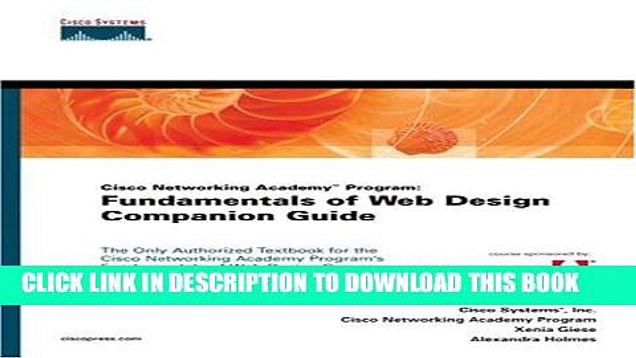 [PDF] Fundamentals of Web Design Companion Guide (Cisco Networking Academy Program) (Cisco Systems