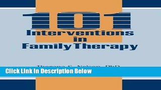 [Fresh] 101 Interventions in Family Therapy Online Ebook