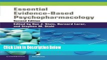 [Get] Essential Evidence-Based Psychopharmacology (Cambridge Medicine (Paperback)) Online New