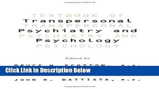 [Fresh] Textbook Of Transpersonal Psychiatry And Psychology Online Ebook