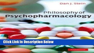 [Get] Philosophy of Psychopharmacology Online New