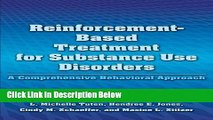 [Best Seller] Reinforcement-Based Treatment for Substance Use Disorders: A Comprehensive