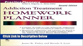 [Best Seller] Addiction Treatment Homework Planner (PracticePlanners) Ebooks Reads