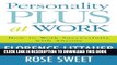 [PDF] Personality Plus at Work: How to Work Successfully with Anyone Full ColectionClick Here #U#