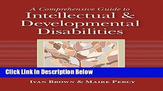 [Fresh] A Comprehensive Guide to Intellectual and Developmental Disabilities Online Books