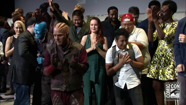 Brie Larson's Captain Marvel Announcement - Marvel Comic-Con 2016 Hall H Panel (HD)