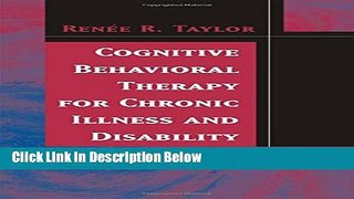 [Best] Cognitive Behavioral Therapy for Chronic Illness and Disability Online Books