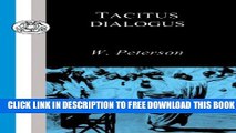 Collection Book Tacitus: Dialogus de Oratoribus (Latin Texts)
