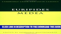 Collection Book Euripides: Medea (Cambridge Greek and Latin Classics) (Greek and English Edition)