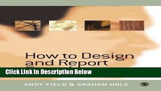 [Get] How to Design and Report Experiments Online PDF