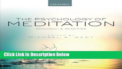 [Fresh] The Psychology of Meditation: Research and Practice Online Ebook