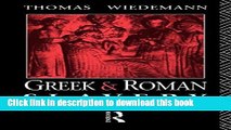 Read Greek and Roman Slavery (Routledge Sourcebooks for the Ancient World)  Ebook Free