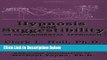 [Reads] Hypnosis and Suggestibility: An Experimental Approach Online Books