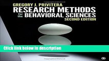 [Get] Research Methods for the Behavioral Sciences Online New