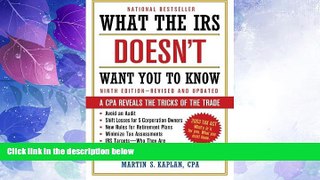Big Deals  What the IRS Doesn t Want You to Know: A CPA Reveals the Tricks of the Trade  Free Full