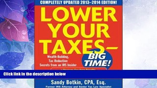 Big Deals  Lower Your Taxes Big Time 2013-2014 5/E  Free Full Read Most Wanted