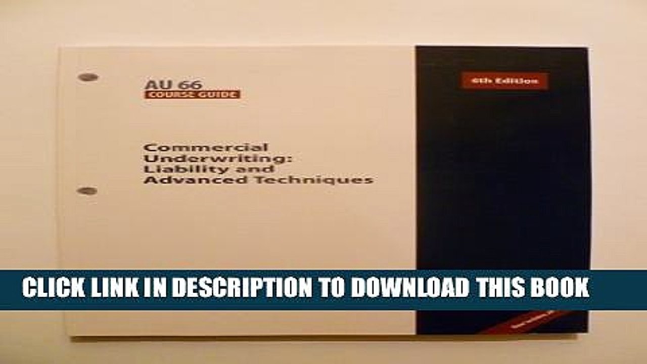 [PDF] AICPCU INS 21 COURSE GUIDE PROPERTY AND LIABILITY INSURANCE PRINCIPLES 4TH EDITION Full Online