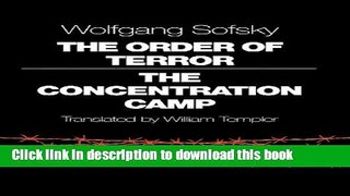 Read The Order of Terror  PDF Free