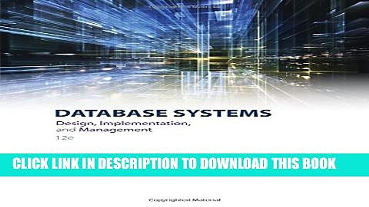 [PDF] Database Systems: Design, Implementation,   Management Full Online
