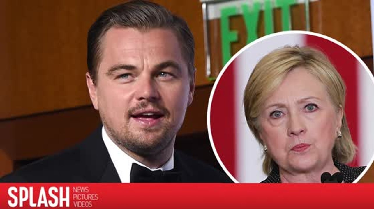 Leonardo dicaprio ist nicht mehr gastgeber des hillary clinton events