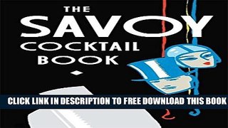 New Book Savoy Cocktail Book