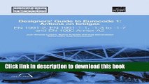 Read Designers Guide to Eurocode 1: Actions on Bridges (Eurocode Designers  Guide)  PDF Free