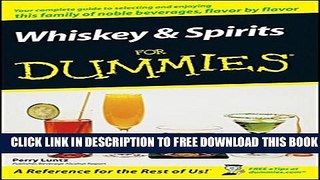 New Book Whiskey and Spirits For Dummies