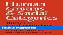 [Get] Human Groups and Social Categories: Studies in Social Psychology Free New