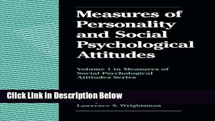 Tải video: [Get] Measures of Personality and Social Psychological Attitudes, Volume 1 (Measures of Social