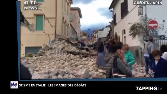 Séisme en Italie : Les images impressionnantes des dégâts (Vidéo)