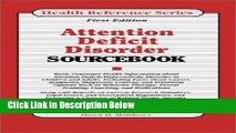 [Best Seller] Attention Deficit Disorder Sourcebook: Basic Consumer Health Information About