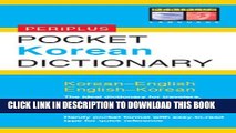 [PDF] Periplus Pocket Korean Dictionary: Korean-English English-Korean (Periplus Pocket