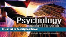 [Get] Psychology Applied to Work: An Introduction to Industrial and Organizational Psychology