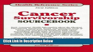[Fresh] Cancer Survivorship Sourcebook (Health Reference Series) New Ebook