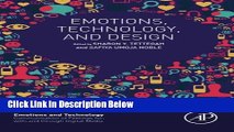 [Reads] Emotions, Technology, and Design (Emotions and Technology) Free Books