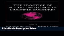 [Get] The Practice of Social influence in Multiple Cultures (Applied Social Research Series)