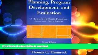 READ  Planning, Program Development And Evaluation FULL ONLINE
