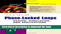 Read Phase-Locked Loops : Design, Simulation, and Applications (Professional Engineering)  Ebook