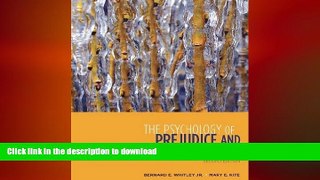 READ BOOK  The Psychology of Prejudice and Discrimination FULL ONLINE