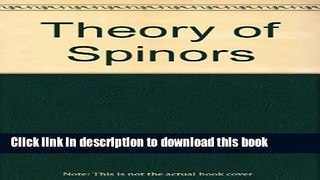 Read The Theory of Spinors  Ebook Free