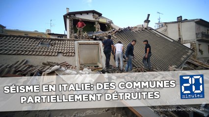 Séisme en Italie: La commune d'Amatrice partiellement détruite