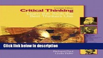 [Get] Critical Thinking: Learn the Tools the Best Thinkers Use, Concise Edition Free PDF