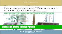 [Get] Paralegal Job Hunters Handbook: From Internships To Employment Online New