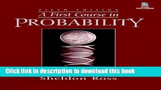 Read A First Course in Probability  Ebook Free