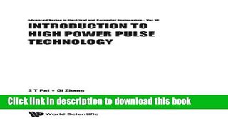 Read Introduction To High Power Pulse Technology (Advanced Series in Electrical and Computer