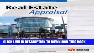 New Book Real Estate Appraisal: From Value to Worth