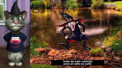 LA BRUJA LOCA Canción para Niños y Bebes con Letras  Canta Gato TOM