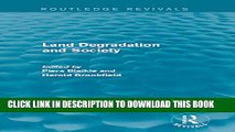 New Book Land Degradation and Society (Routledge Revivals)