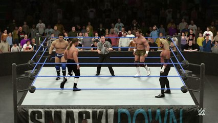 WWE 2K16 fatal 4way